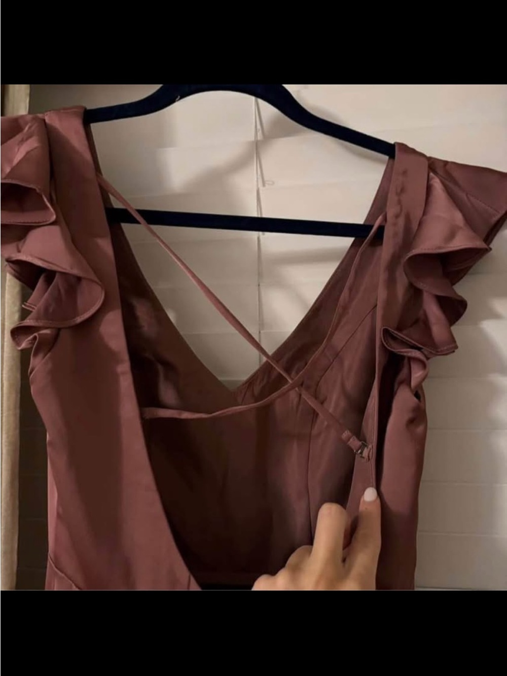 Azazie Vero Satin Amethyst NWT - Picture 7 of 7